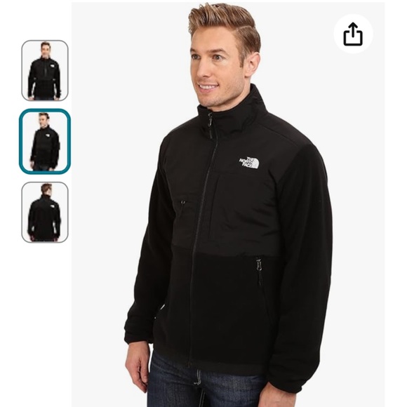 The North Face Men’s S Black Denali Polartec Fleece Jacket Size M - Picture 9 of 9